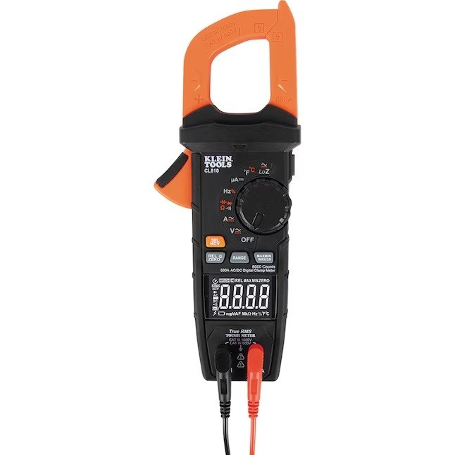 Klein Tools CL810 600A AC/DC True RMS Auto-Ranging Clamp Meter w/ Worklight-NEW
