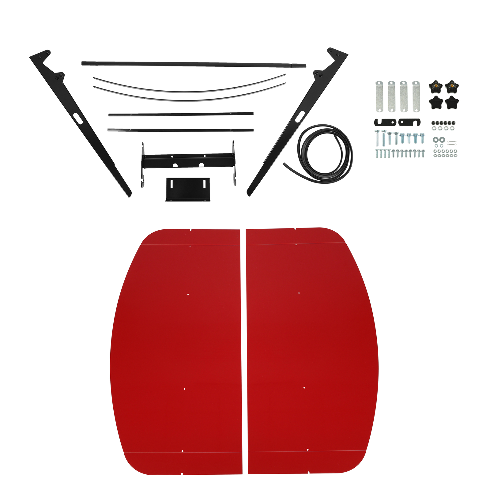 Tuff Top Tractor Canopy For ROPS 52″ X 52″ – Red