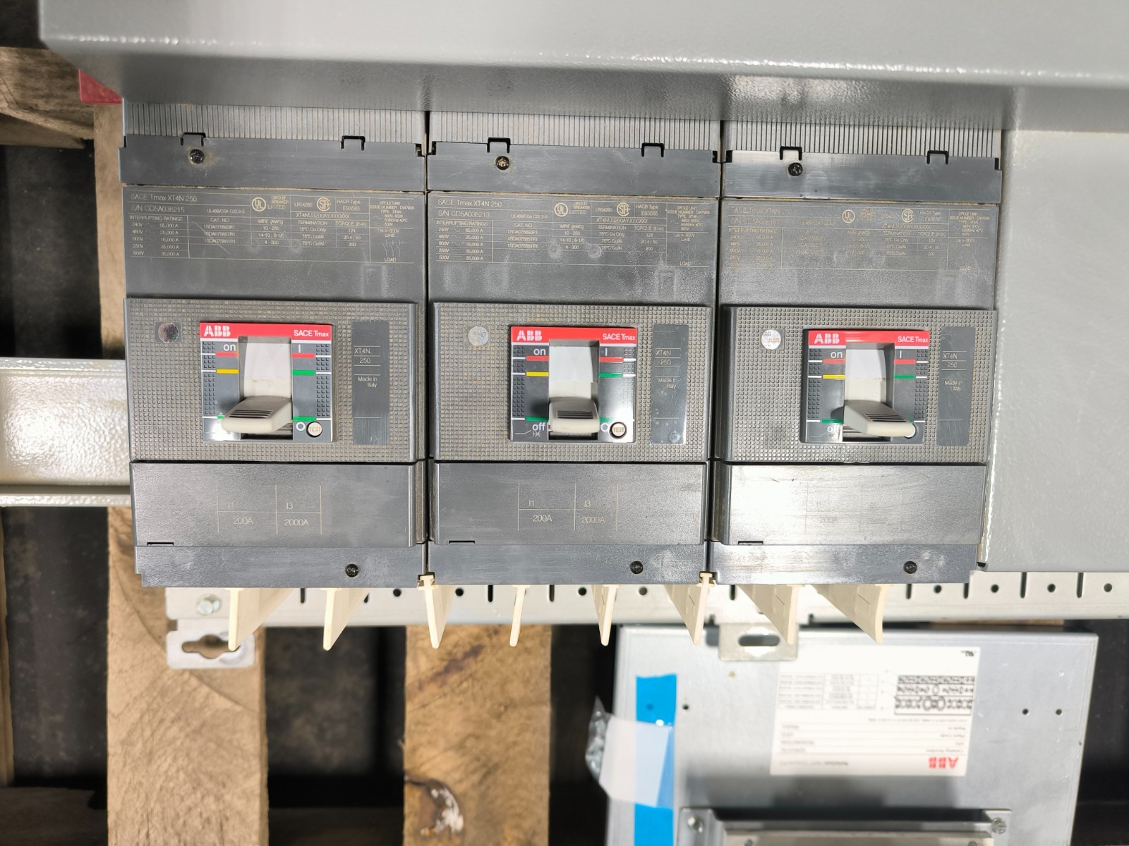 ABB GE IN2412BL3H1 ReliaGear neXT Power Panel 1200 Amp 480Y/277 V 3PH 4W 3R NOS