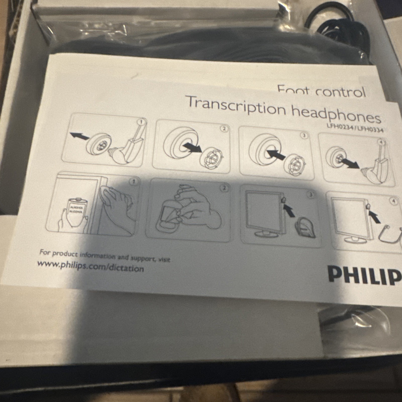 Philips Mini Cassette Transcription Kit LFH-0720/52 Transcriber