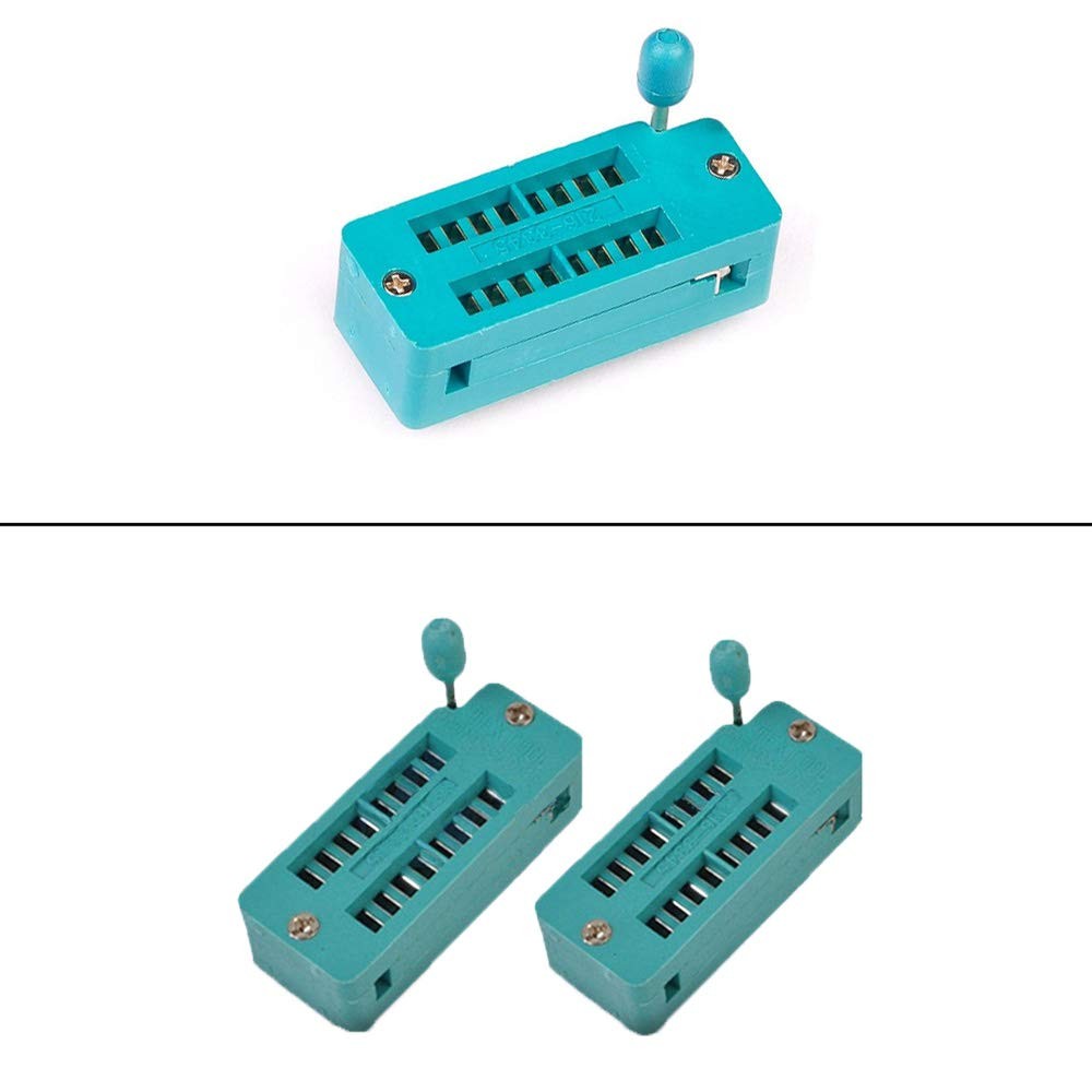 4Pcs ZIF 16-pin 16 Pins Test Universal IC Socket 16 Pin DIP Integrate Socket NA