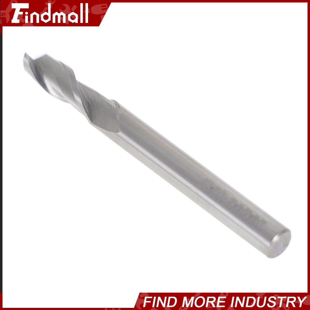 Findmall 5 PCS 1/4″ 2 FLUTE CARBIDE END MILL