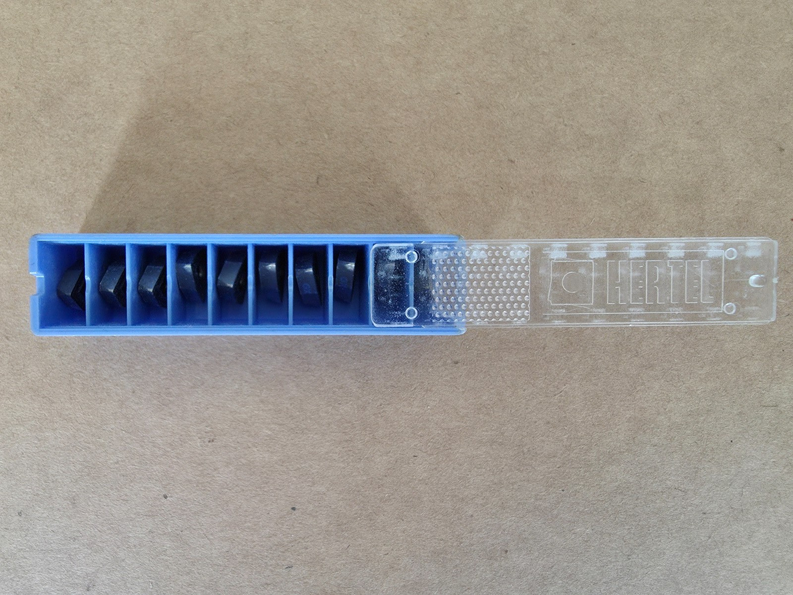 Hertel WOGX050304 Carbide Boring Inserts, 10Pcs, GX, P40, New in Box.