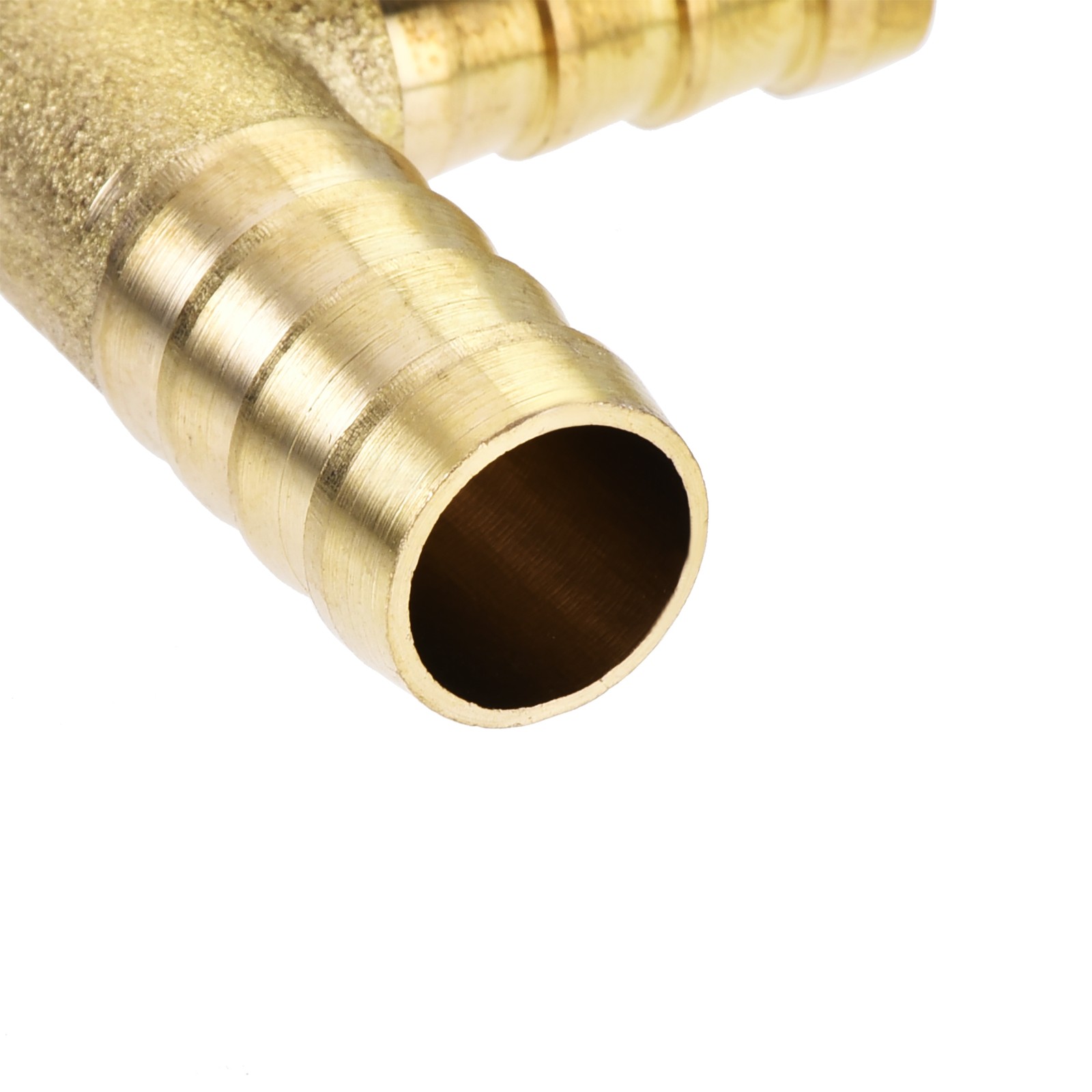 2 x Reducing Barb Hose Fitting Tee T Shape Pipe Connector Brass 3/8″x3/8″x1/4″