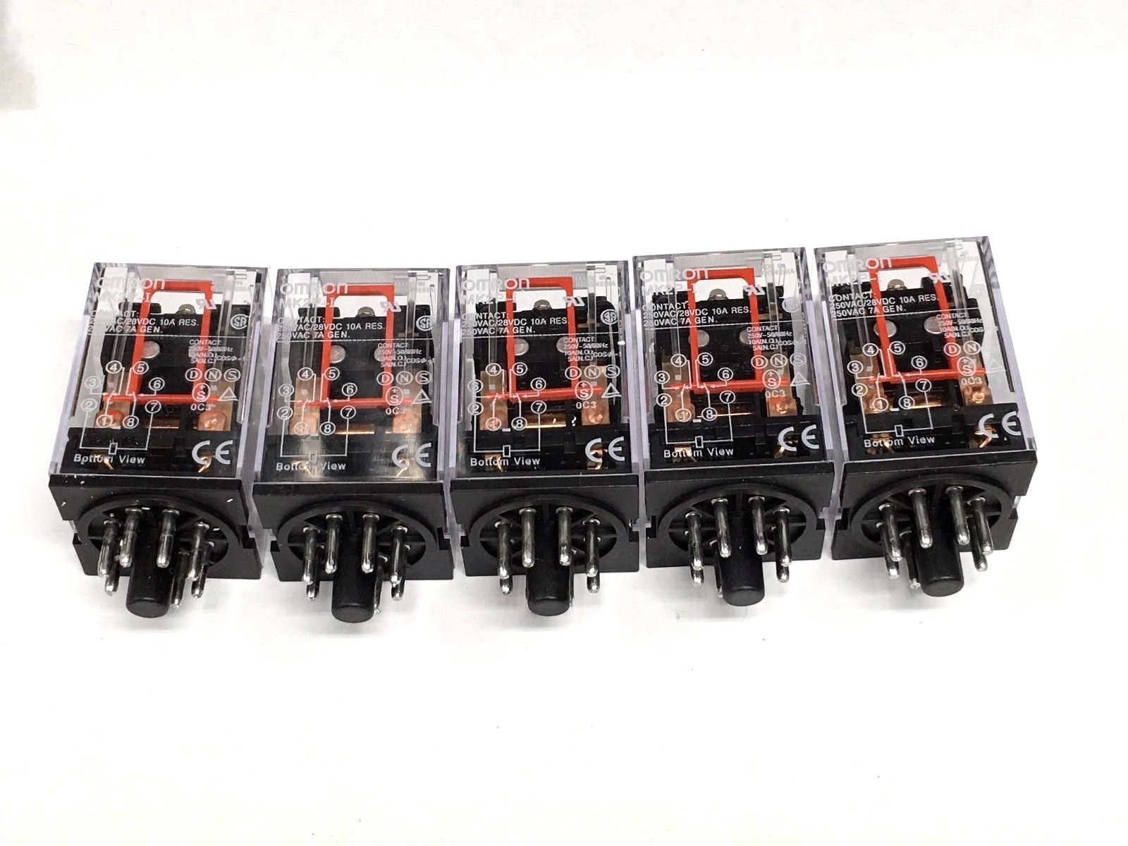 Relay OMRON MK2P-I MK2P AC 220V 8 Pin 10A 250VAC 5pcs