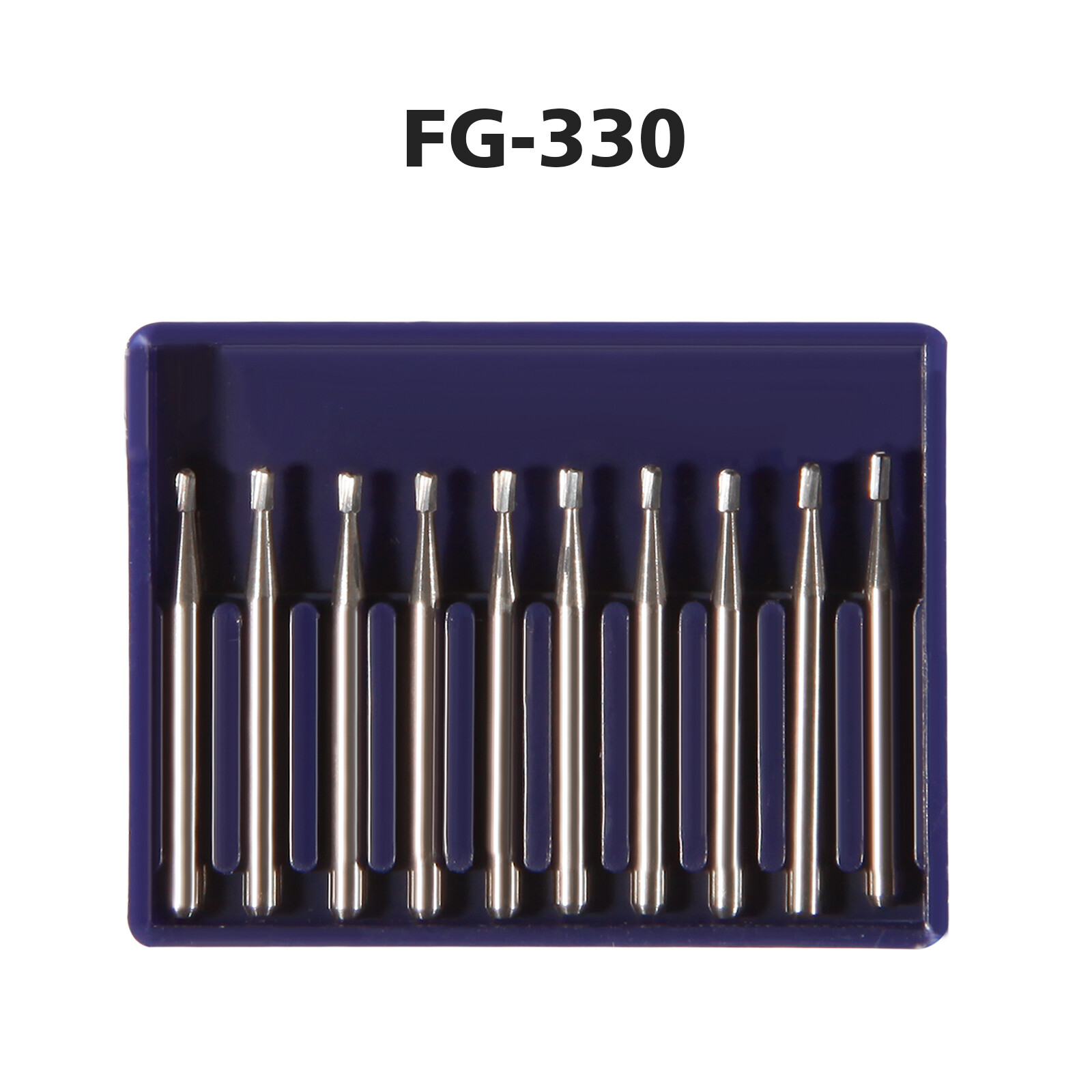 Dental High Speed Burs FG330 Carbide Tungsten FG330 Tapered Fissure Type