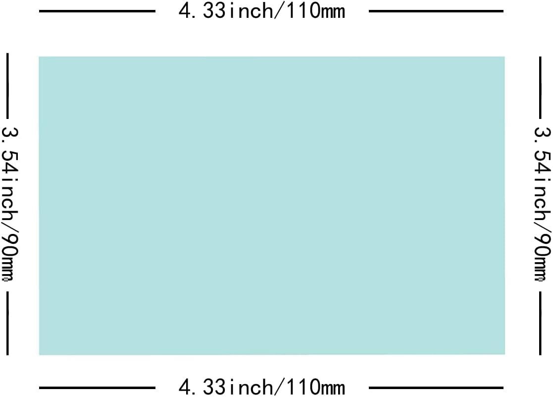 10-Pack Welding Protective Lens Replacement 4.33 X 3.54 inch 110 mm x 90 mm T…