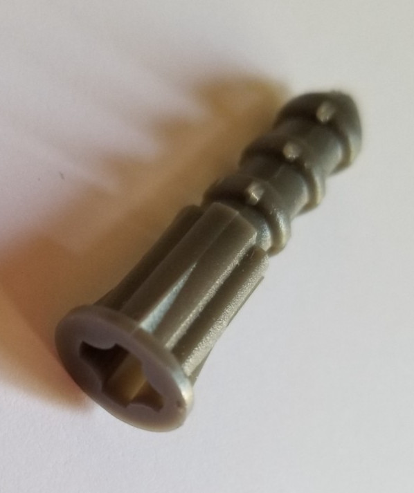 Ribbed Barbed Plastic Anchors #10-12 x 1-1/4″ Gray , With or Without Screws
