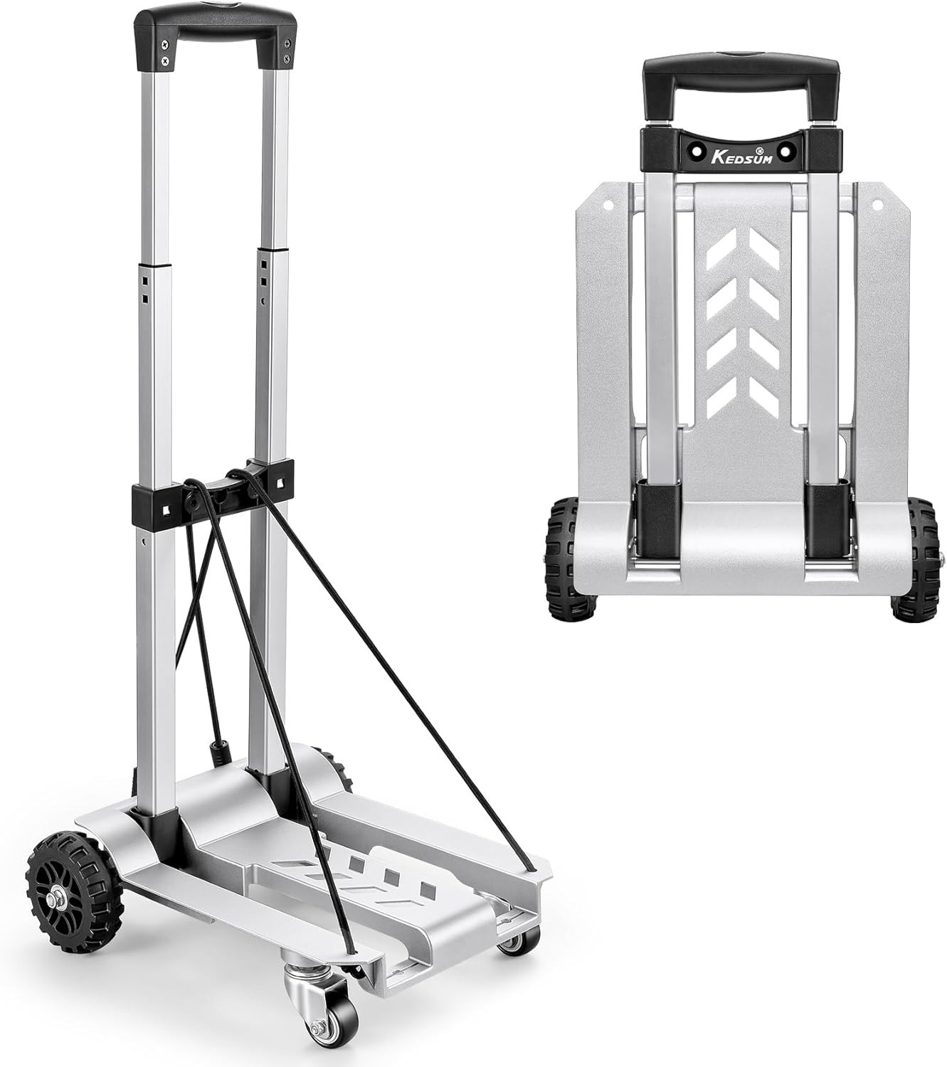 Durable 270LB Utility Luggage Cart – Foldable with No Assembly Required