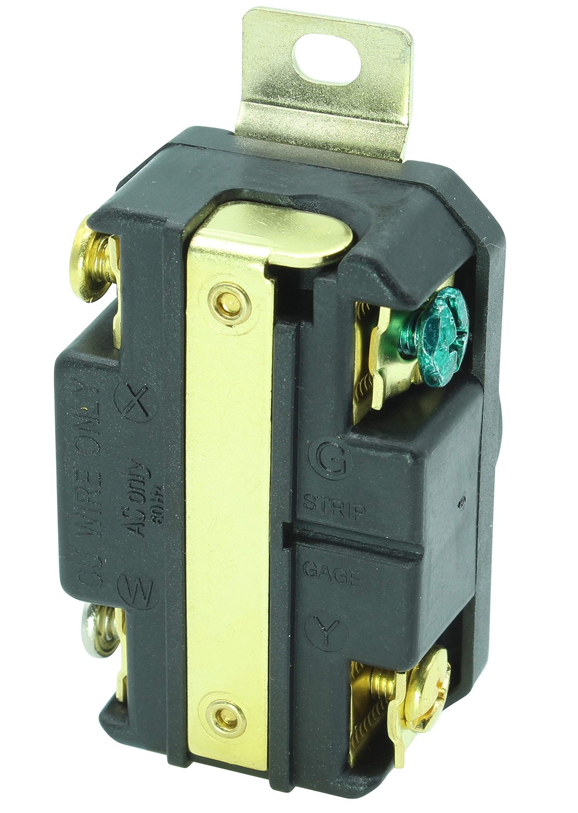 Journeyman-Pro 2710, NEMA L14-30R, 30A 125/250 Volt, Flush Mounting Locking Rece