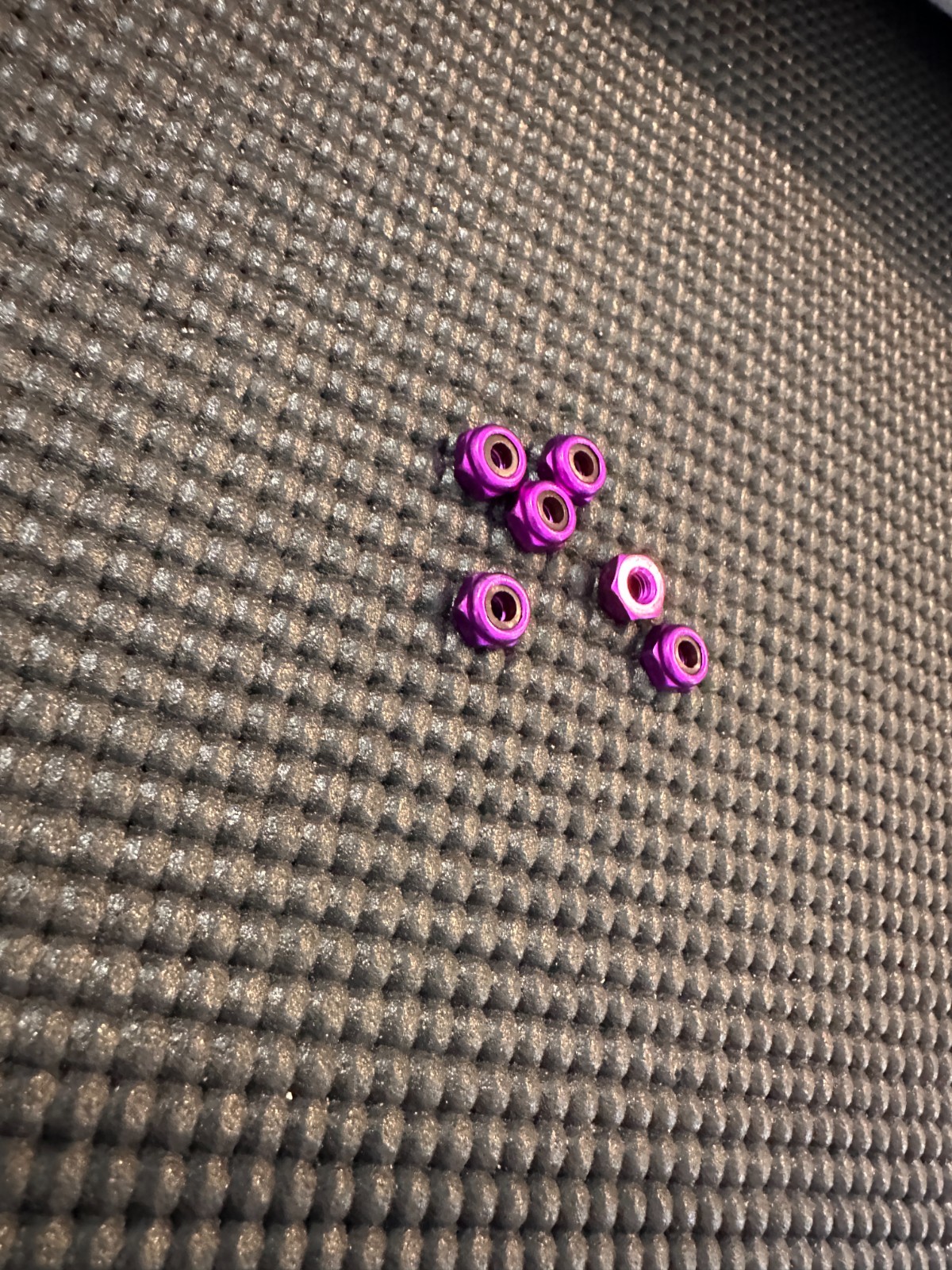 Color Aluminum Nylon Insert Lock Nuts #8-32 – Pinball Machine Mod – US Shipped!