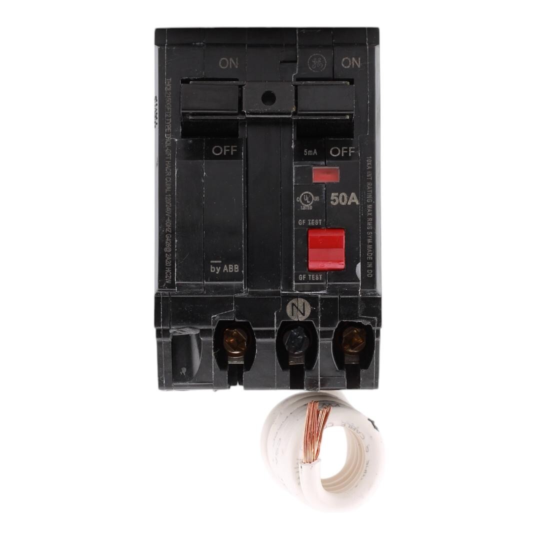 NEW GE THQL2150GFT2 Ground Fault Circuit Interrupter 50A 120/240 VAC
