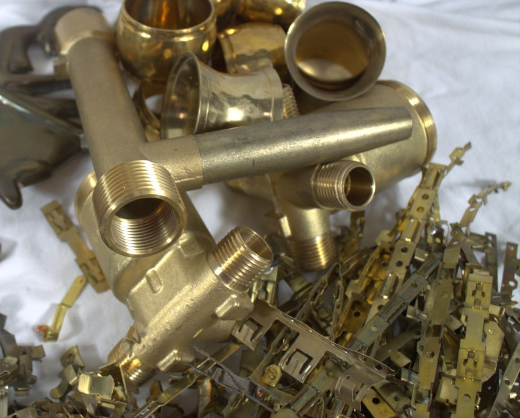 Scrap Yellow Brass – 5 pounds For Casting, Crafting, Sculpturing, etc.