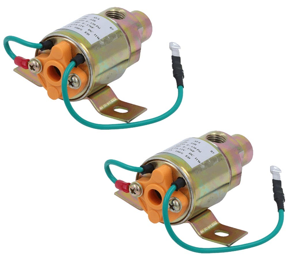 2 Pk 3-Way Air brake Solenoid Valve – 12 V Normally Closed – Replaces KN-6823…