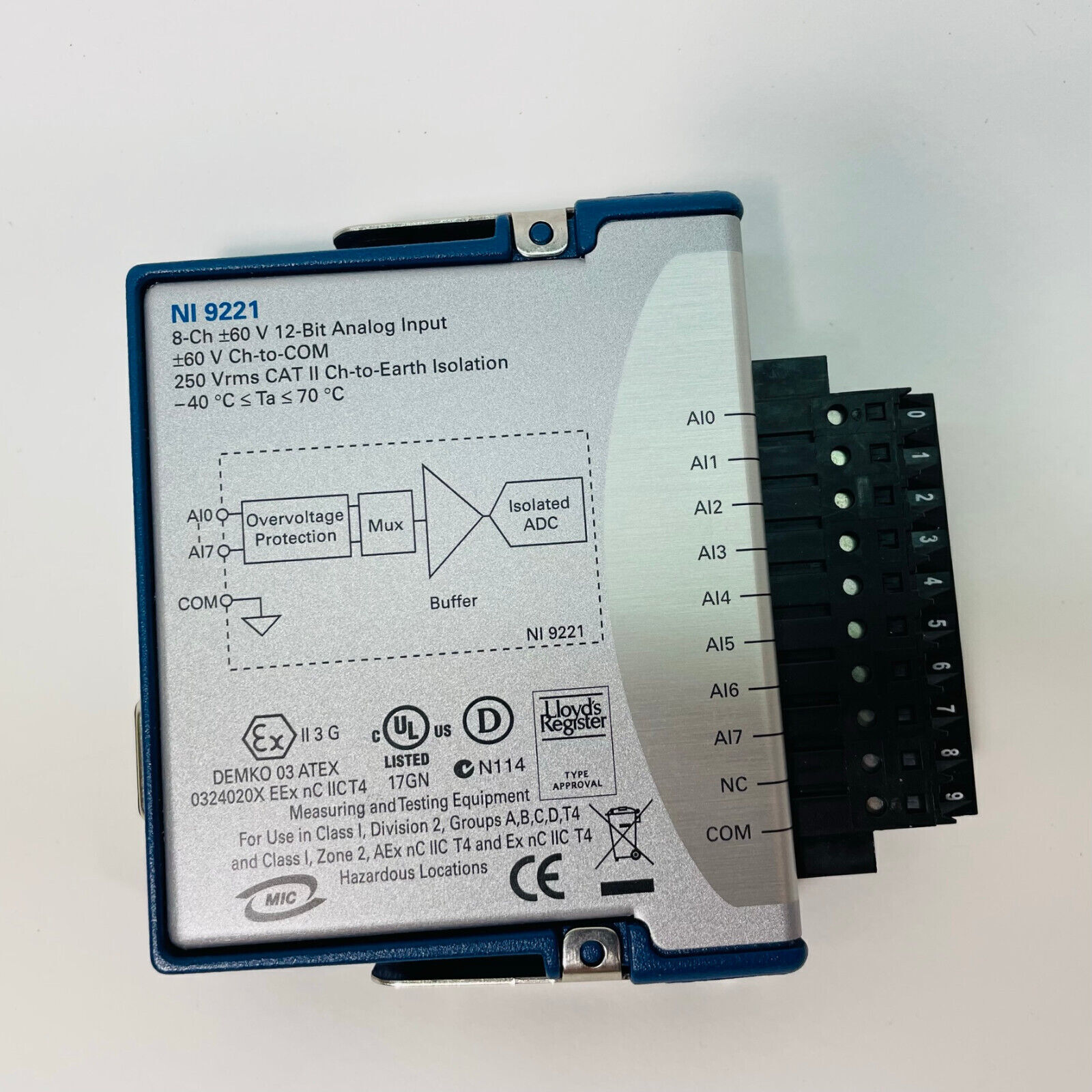 Used NI National Instruments NI-9221 high quality Quality Guaranteed NI 9221