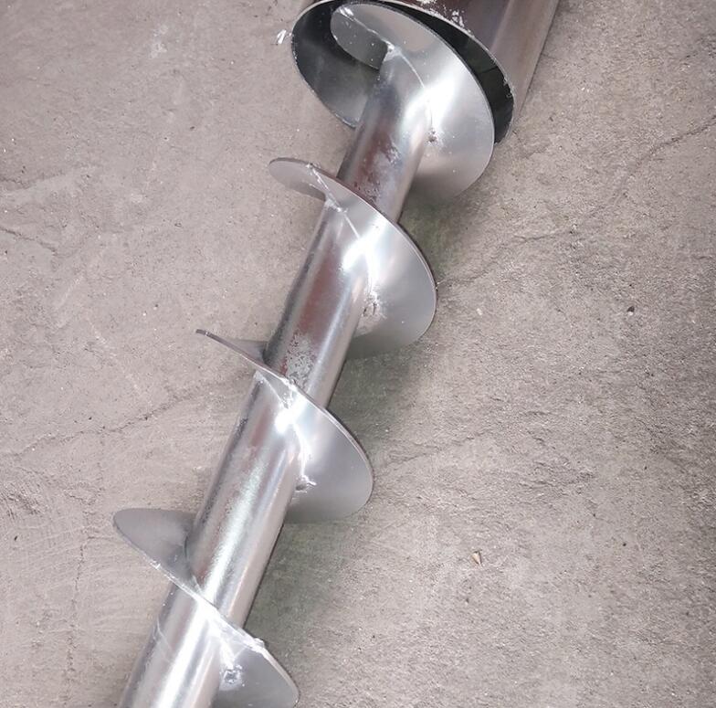 Flour Screw Feeding Vibrating Hopper Inclined Conveyor Machine Auger Feeder CE