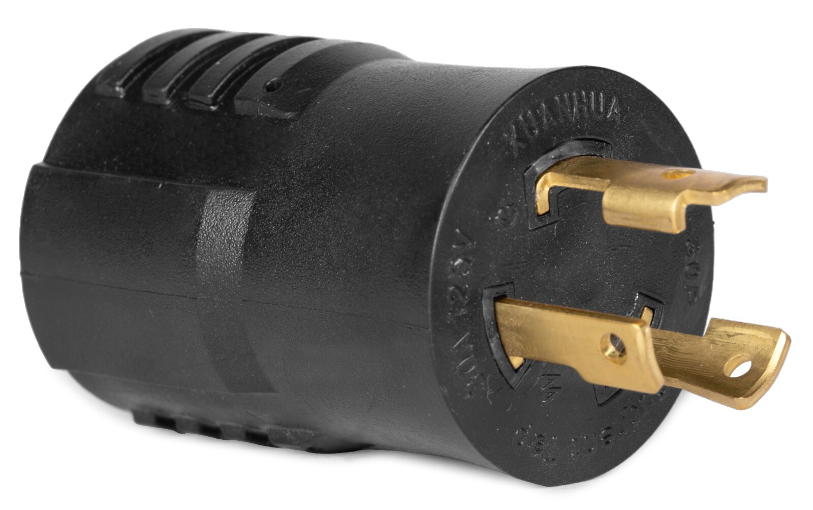 WEN GNA520 120V 30A NEMA L5-30P Twist-Lock Power Plug to 5-15R / 5-20R Outlet