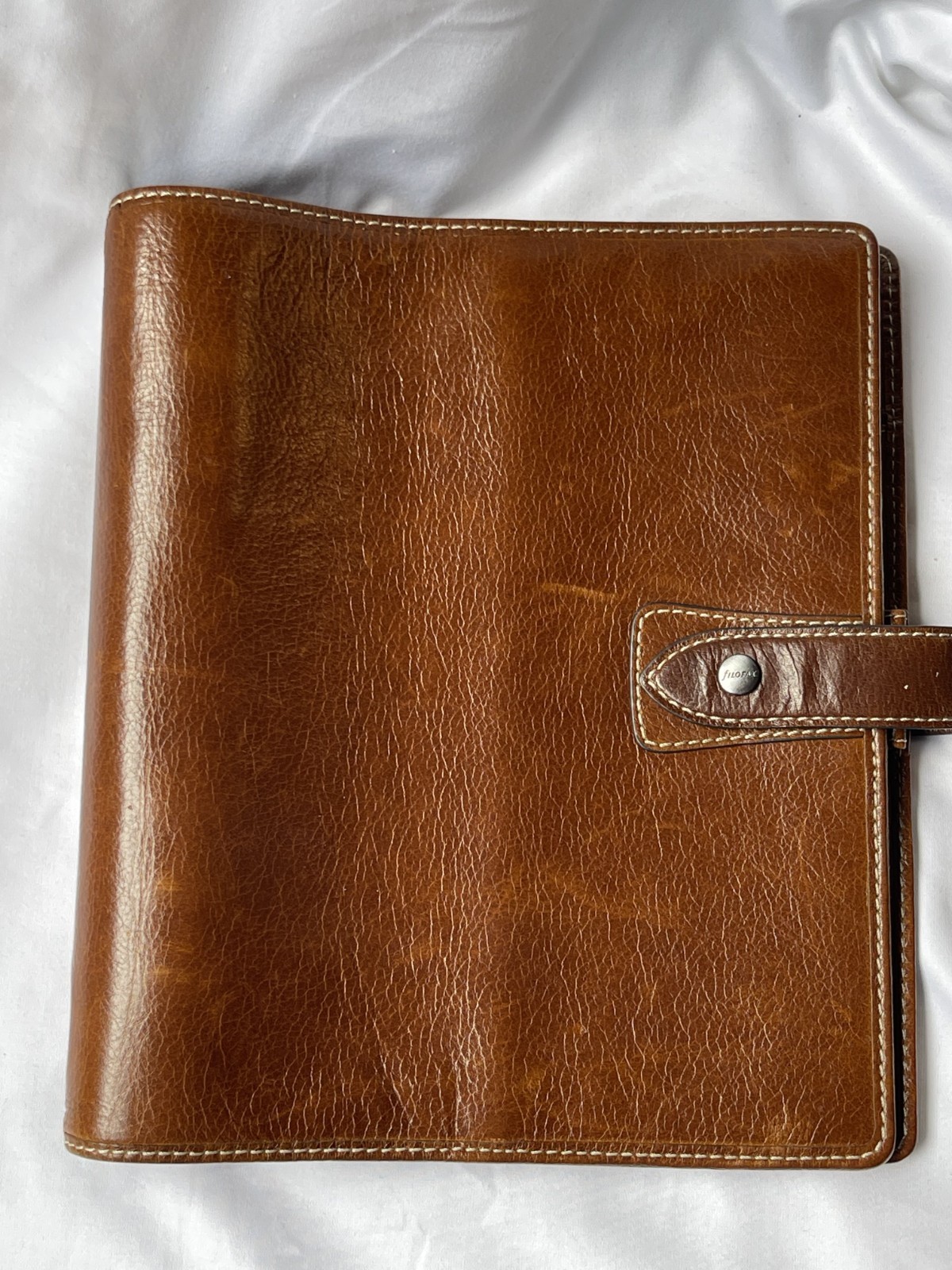 Filofax Malden Ochre A5 Leather Organizer Agenda Calendar Planner