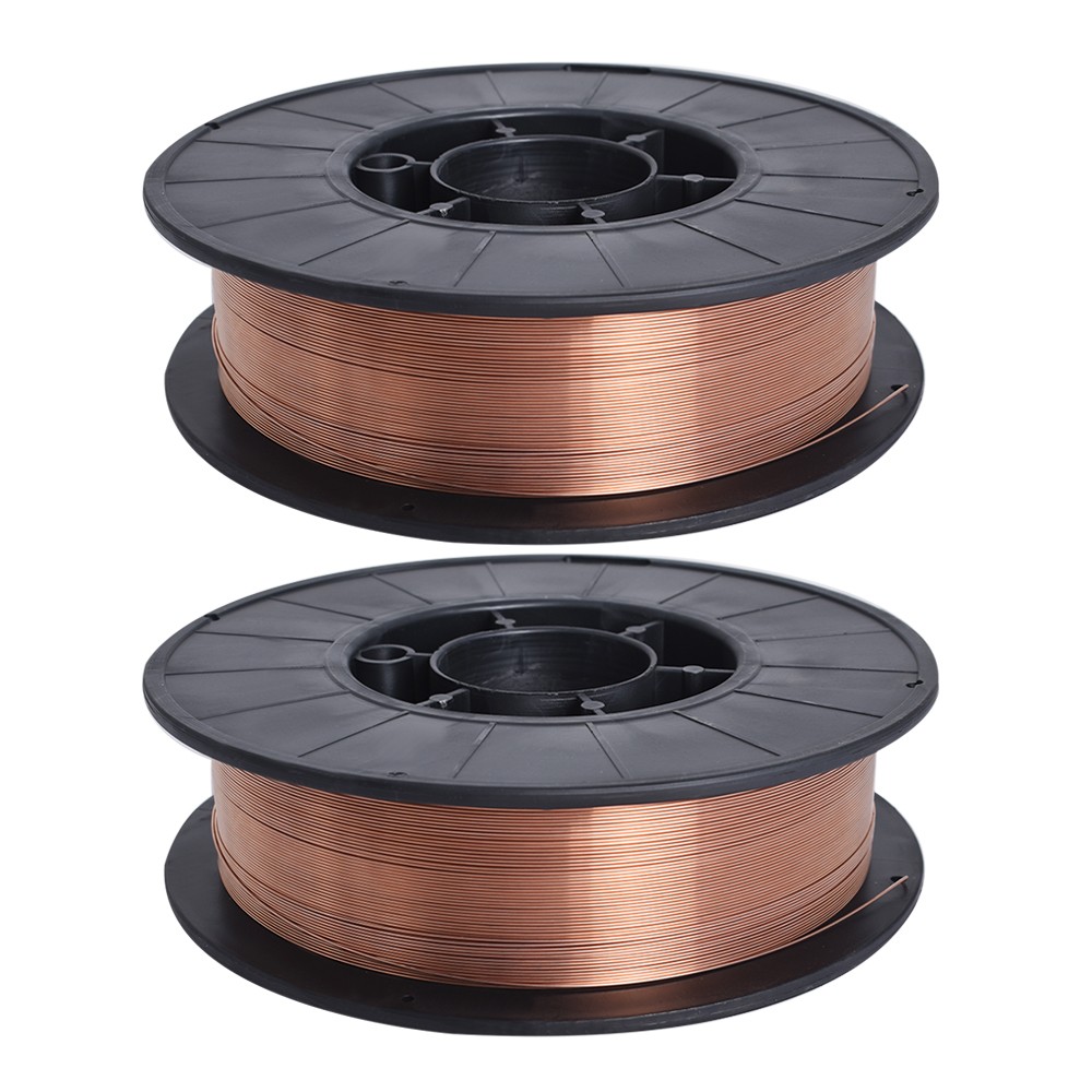 2 Piece ER70S-6 0.030″ 0.8mm Premium Steel MIG Welding Wire 11-lb Roll USA