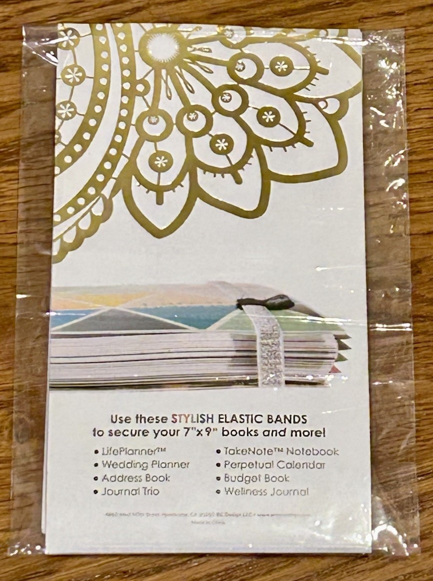 New Erin Condren “Keep It Together” Elastic Bands For Planner Notebook