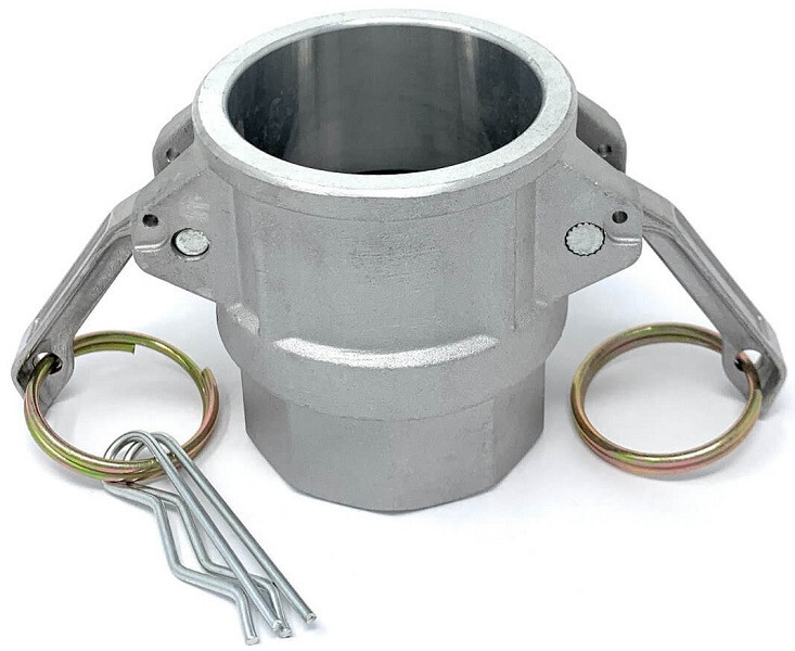 (10 Pack) 2″ Type D Aluminum Camlock | Female Coupler x Female F NPT Thread