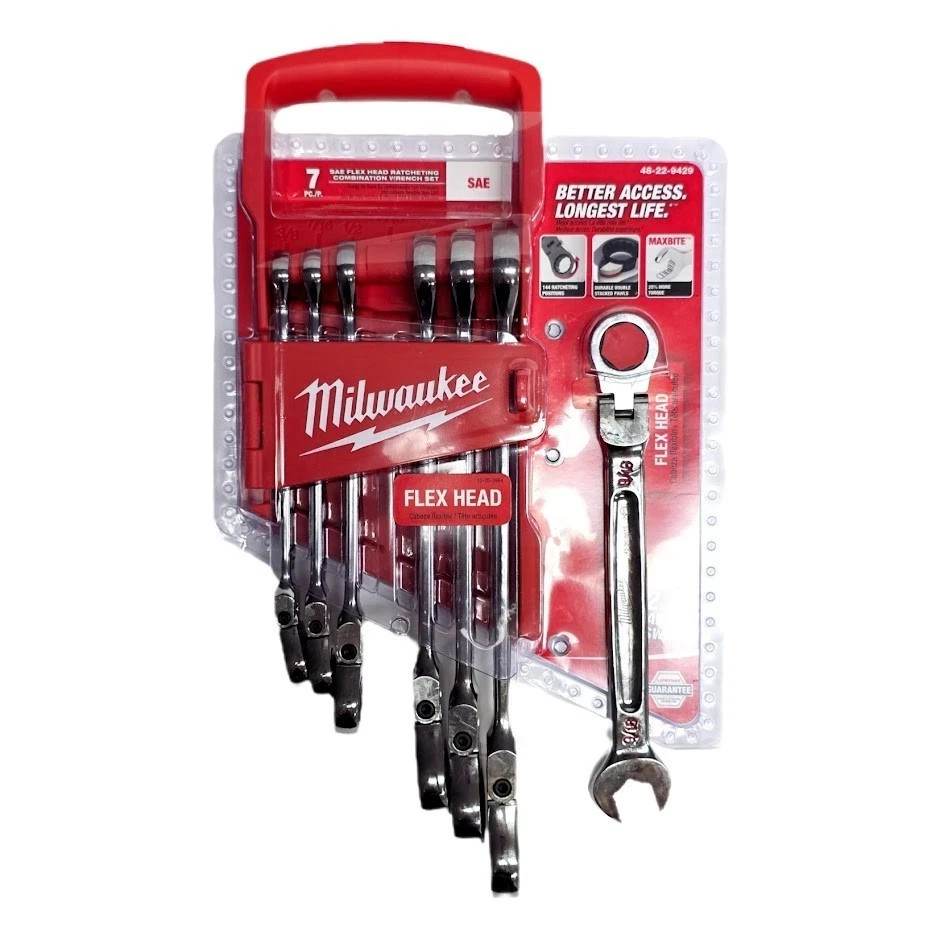7pc Ratchet Combo Wrench Set – SAE