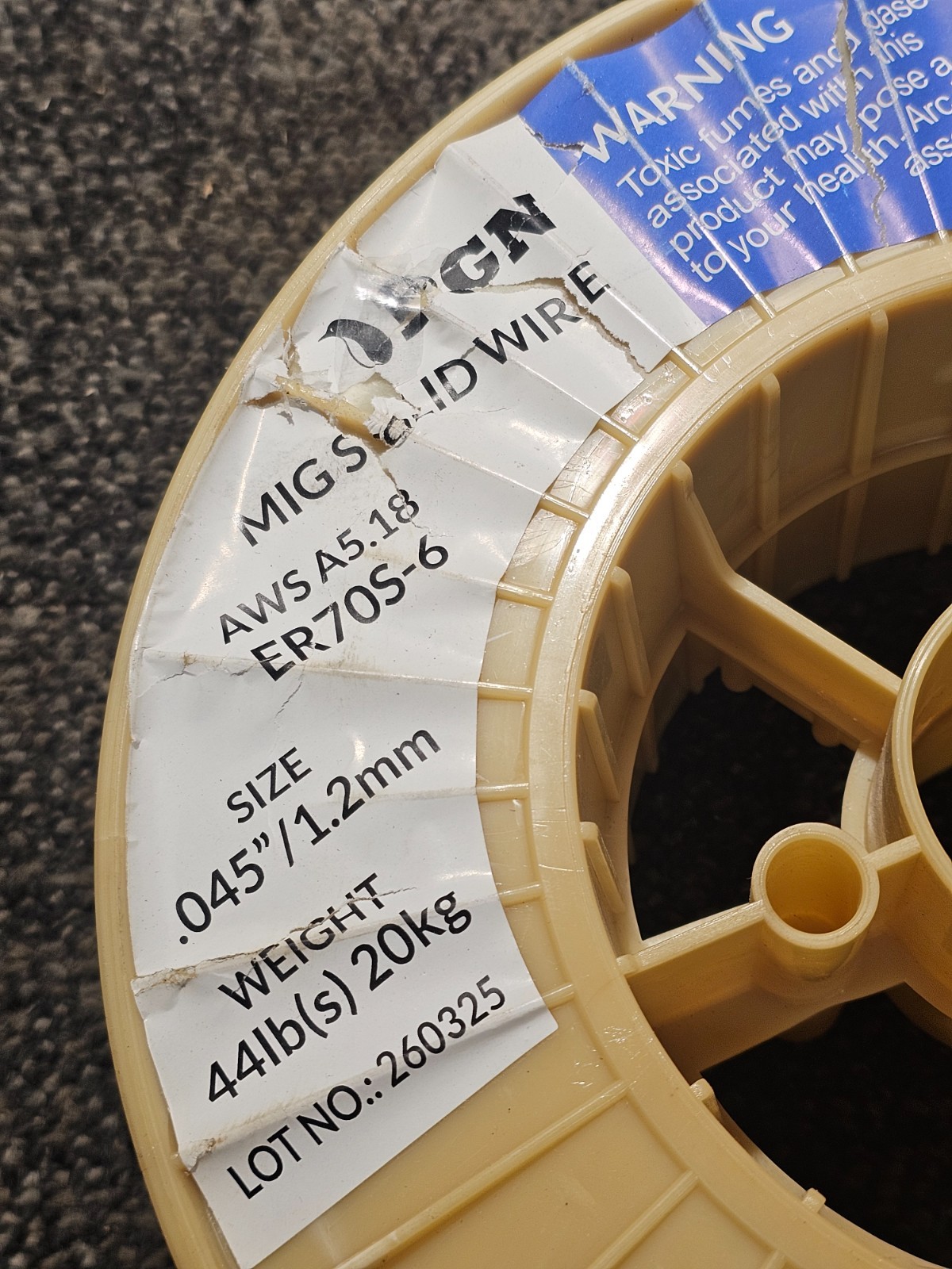 PGN Solid MIG Welding Wire – ER70S-6 .045 Inch, 44 Pound Spool Mild Steel
