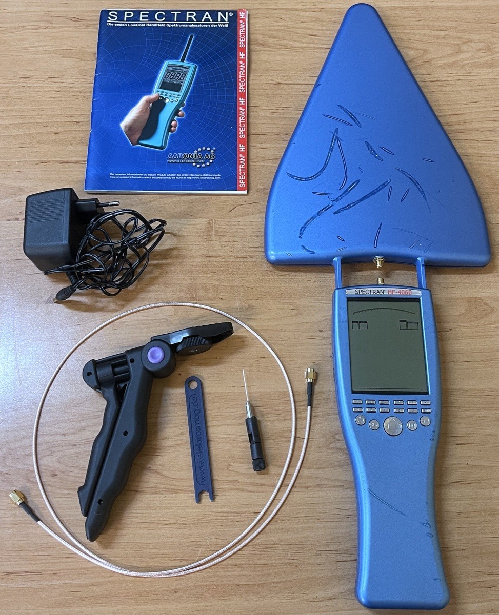 AAronia HF4060, spectrum analyzer, 100 MHz – 6 GHz