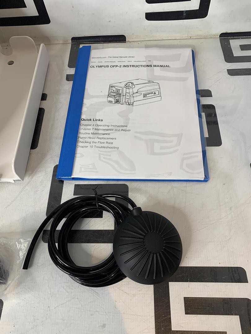 Olympus OFP-2 Endoscopic Flushing Pump Irrigation W/ Footswitch & Manual TESTED