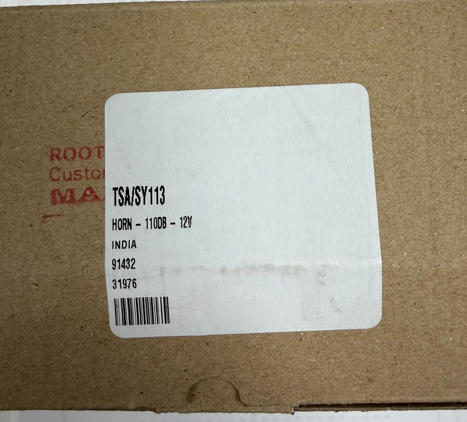 Horn SAFE-T-ALERT 12VDC 110DB SY113 FREE SHIPPING