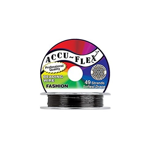 Nylon Coated Stainless Steel 49 Strand Wire 0.019 Inch 30 Ft Beading Cord