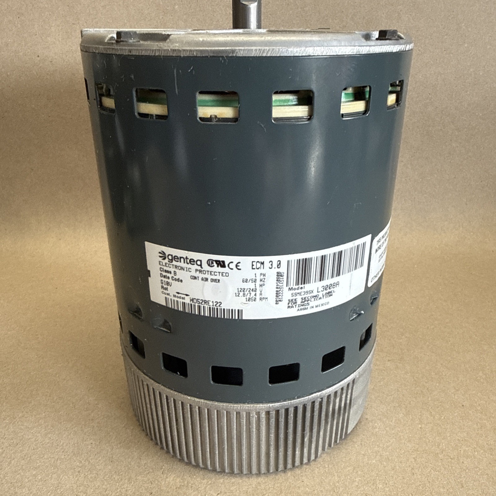 🔥 Genteq ECM 3.0 HD52RE122 Blower Motor 5SME39SXL3008A. GC07 3.0. 1HP.