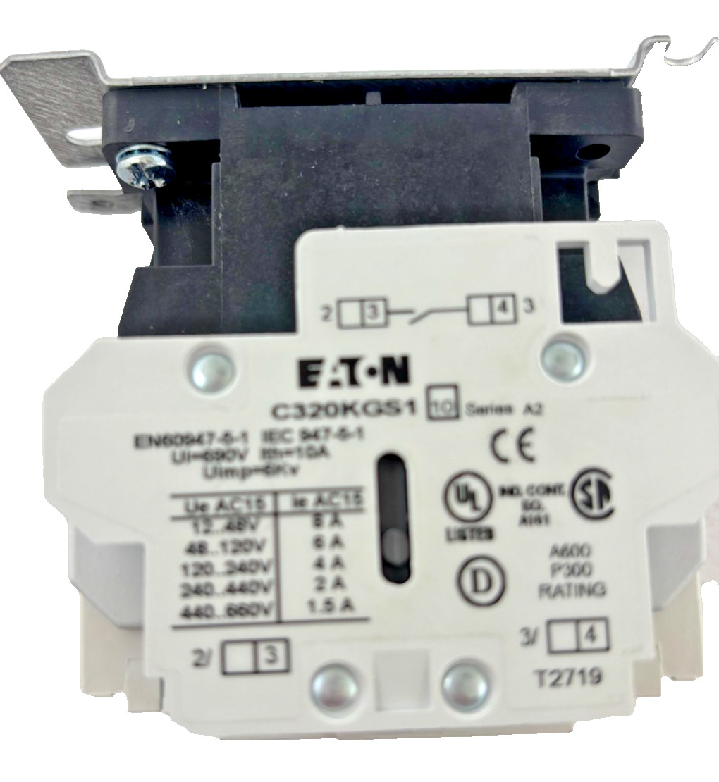 Eaton CN35BN3AB 20A 3‑Pole Electrically Held Lighting Contactor 110/120 VAC Coil