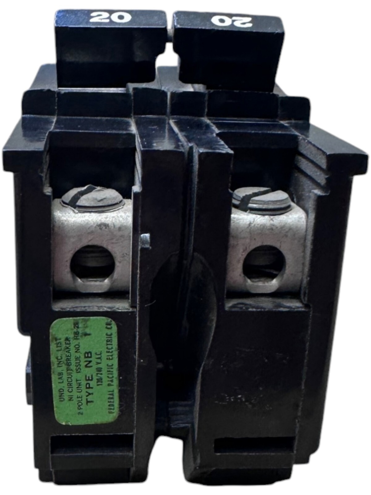 Federal Pacific Electric Type NB 2-Pole, 20A Circuit Breaker 2P20 **SALE**