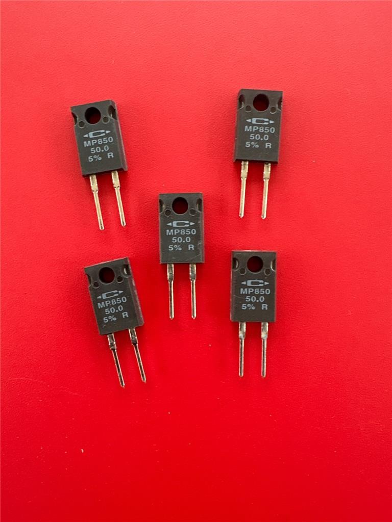MP850-50.0 R CADDOCK 50 Ohm 5% THICK FILM POWER RESISTOR ( Qty 5 ) *** NEW ***
