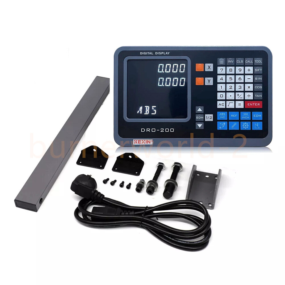 16″& 40″ TTL Linear Scales 2Axis Digital Readout Kit DRO Display Bridgeport Mill