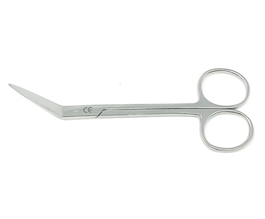 Super Cut Iris Scissors 4.5″ Angled Blade Surgical, Dermal Dental Instrument