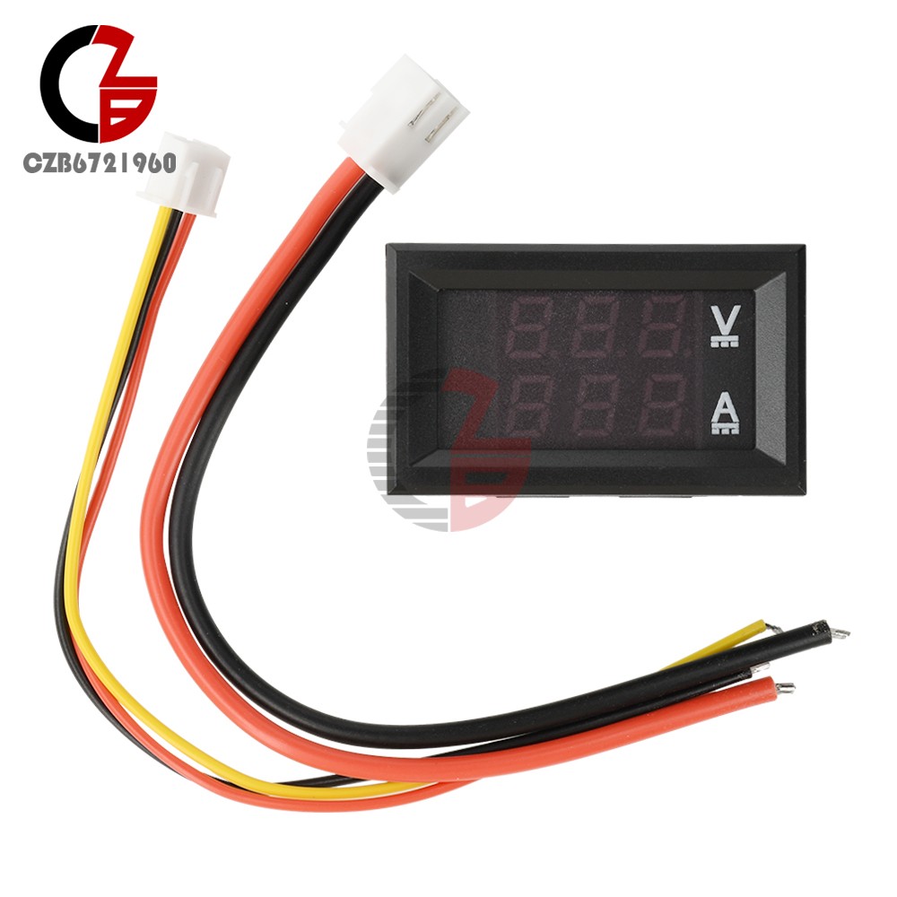 DC 100V/100A Voltmeter Ammeter Volt Amp Meter Voltage Current Tester with Shunt