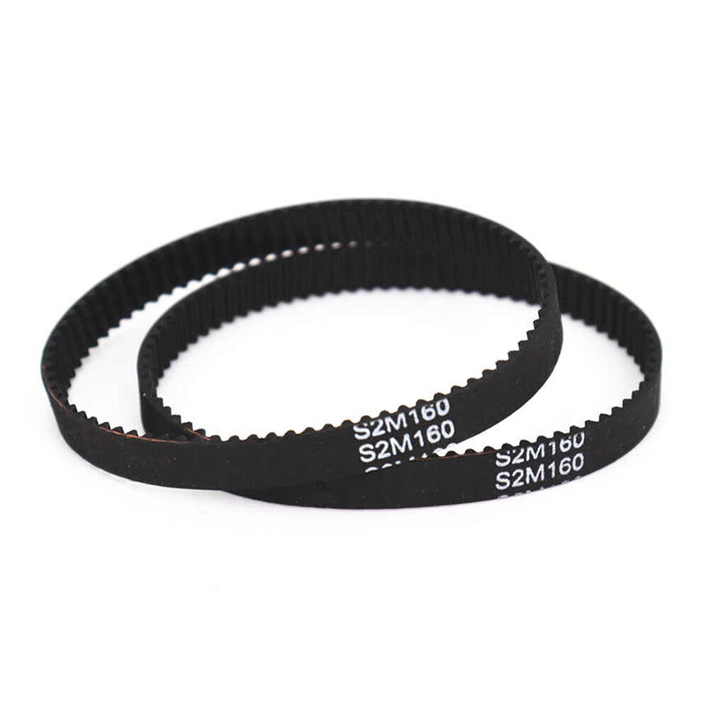 STD S2M Timing Belt Arc Teeth Pitch2mm Width3mm~20mm Rubber Drive Belt 116~164mm
