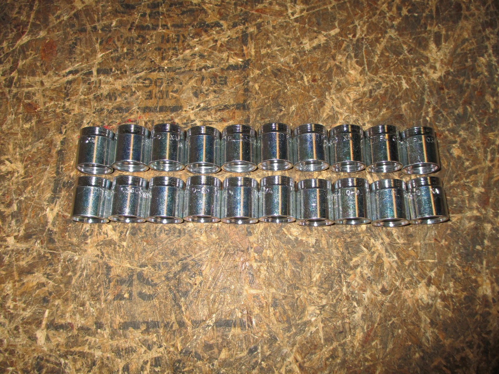 20 PACK MANULI HYDRAULIC HOSE FITTINGS 2 PIECE FERRULE 3/16″ 20 PACK
