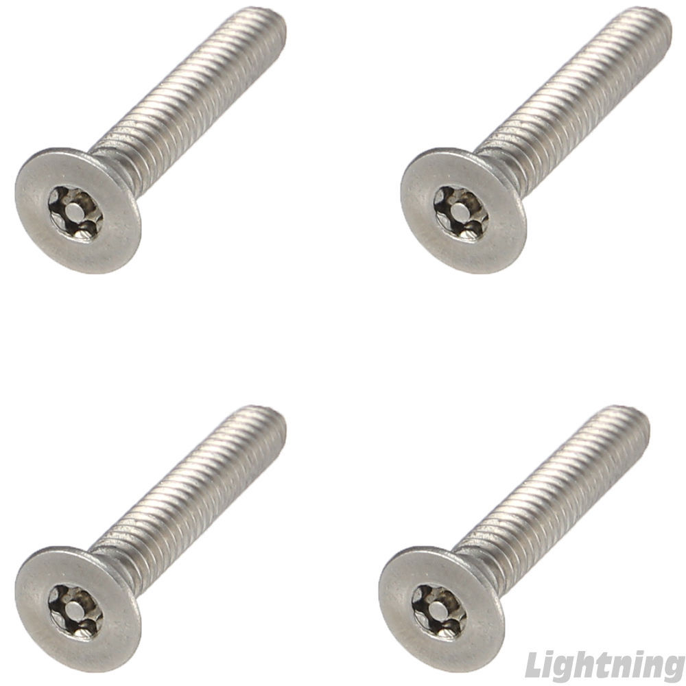 Stainless Steel Torx Security Flat Head Machine Screw 6-32 X 1/2″ Qty 50
