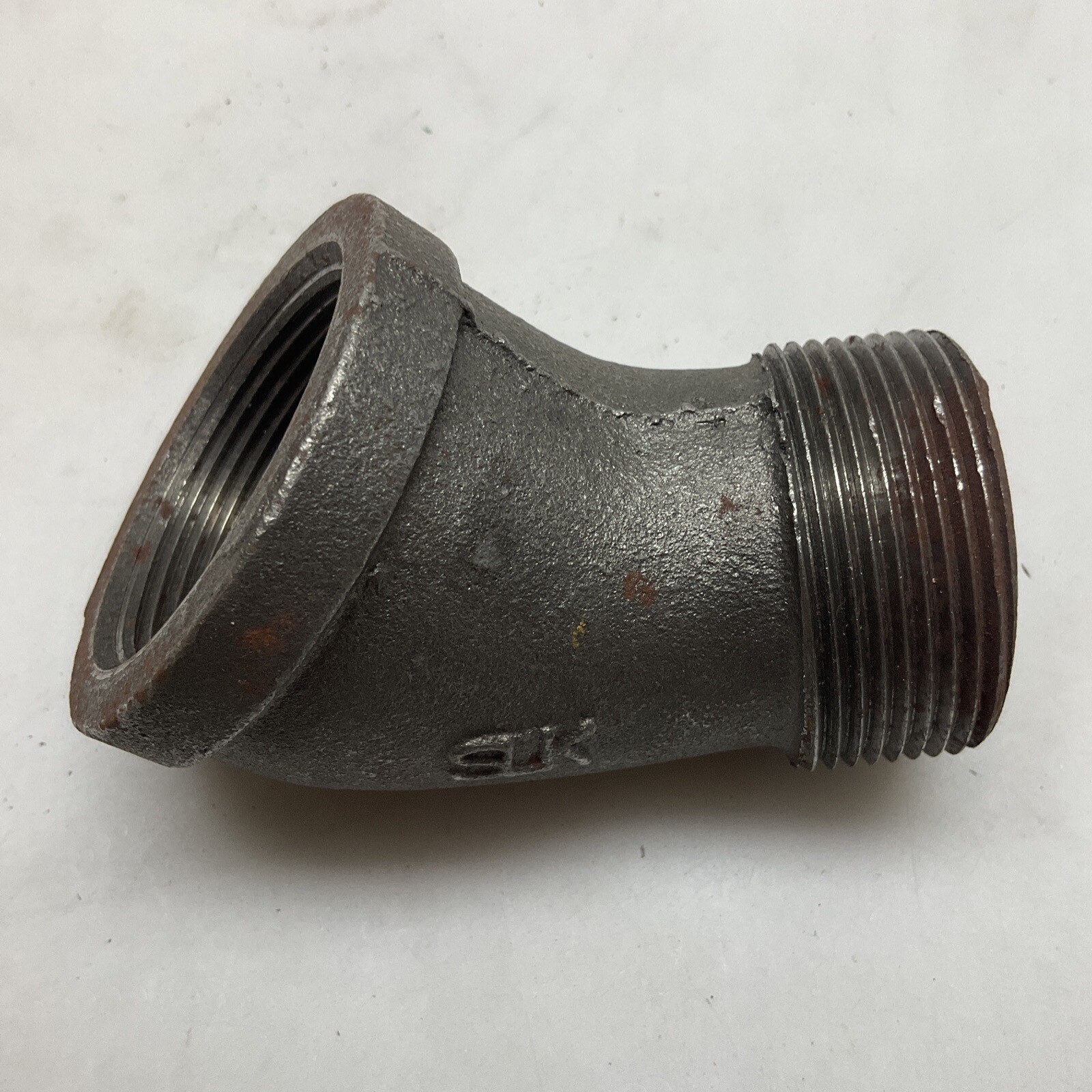 4 Pack LDR SE45-112 Street Elbow 1 1/2” 45* Black Pipe 4” Height