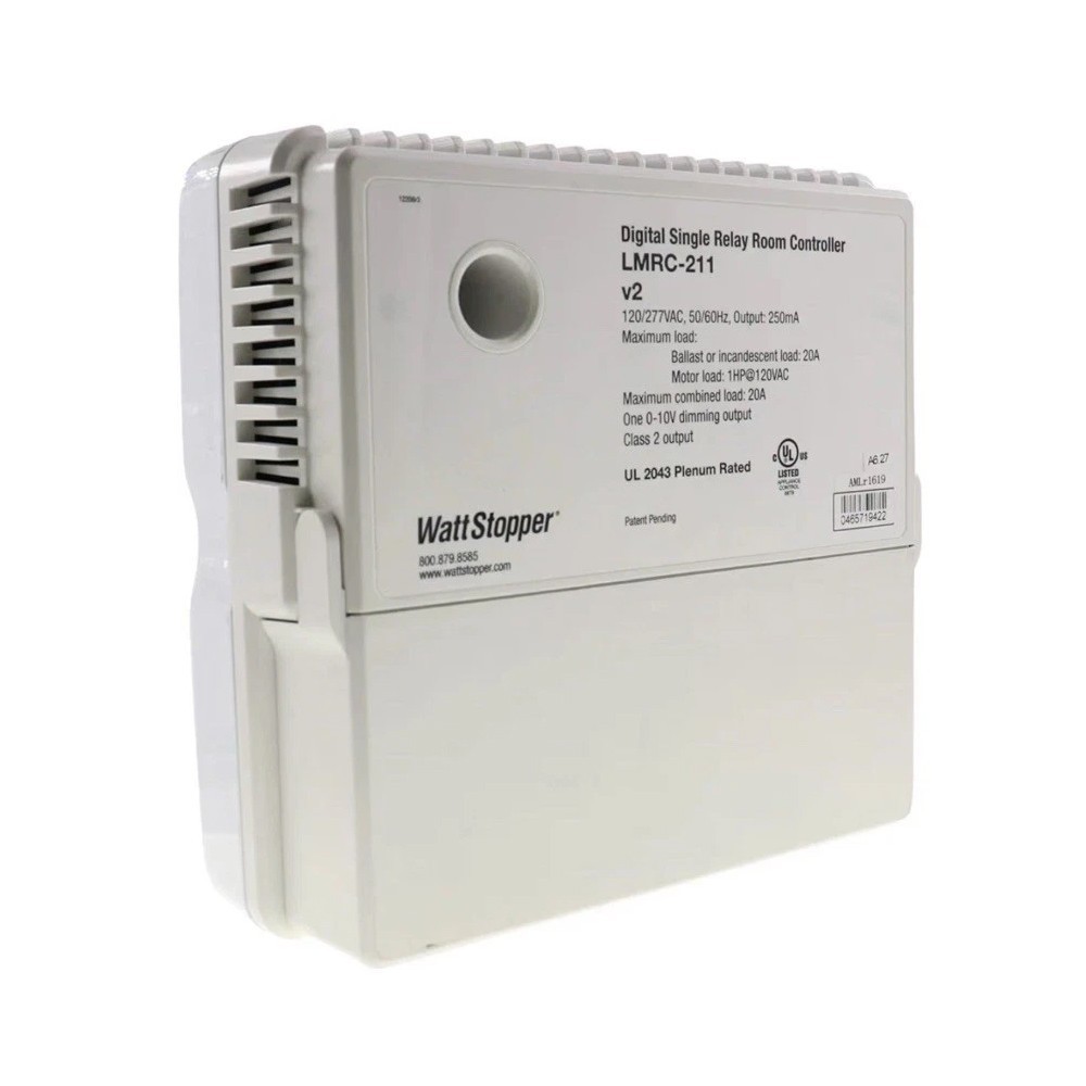Digital Single Relay Controller On/Off 0-10V Dimming Wattstopper LMRC-211
