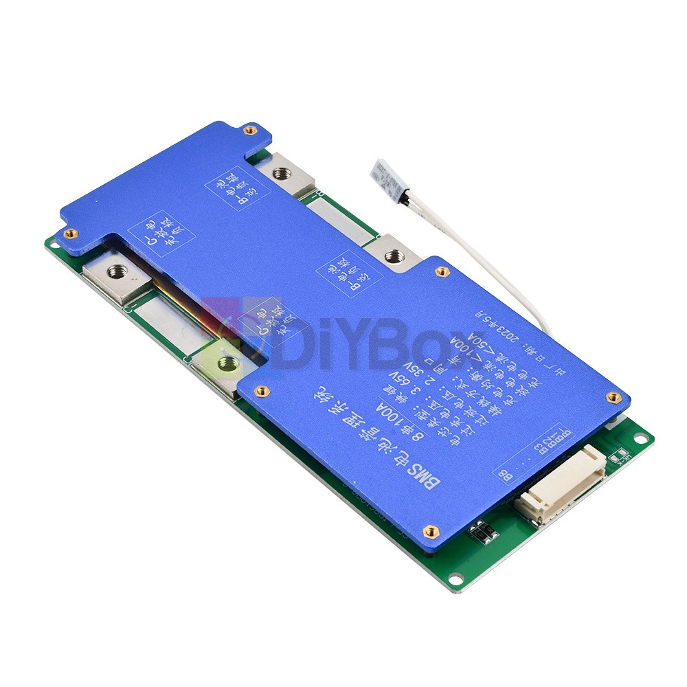 4S 14.6V / 8S 24V 100A BMS LiFePO4 Battery Balance Charge Protection Board New