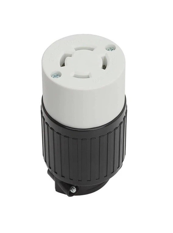 Nema L16-30R Female 30A 480V Industrial Grade AC Power Plug, NEMA L16-30R Locki.