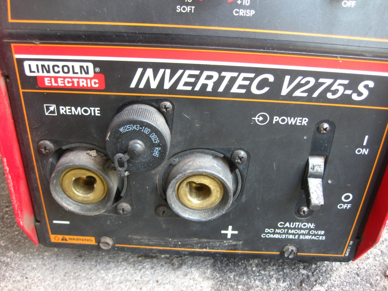 Lincoln Electric Invertec V275-S Stick TIG Welder K2269-1 208/230/460V Tested