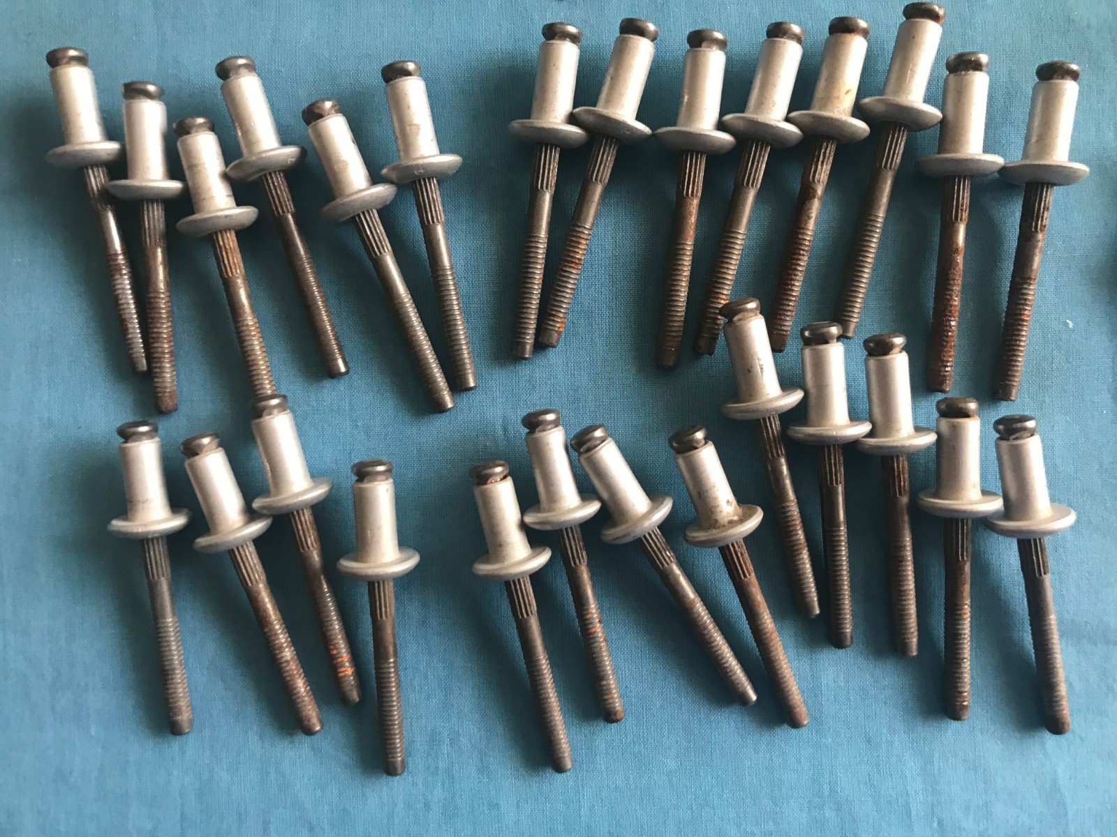 8 Ounces (Over 90 Total) of New Hollow Pop and Cherry Aluminum Rivets