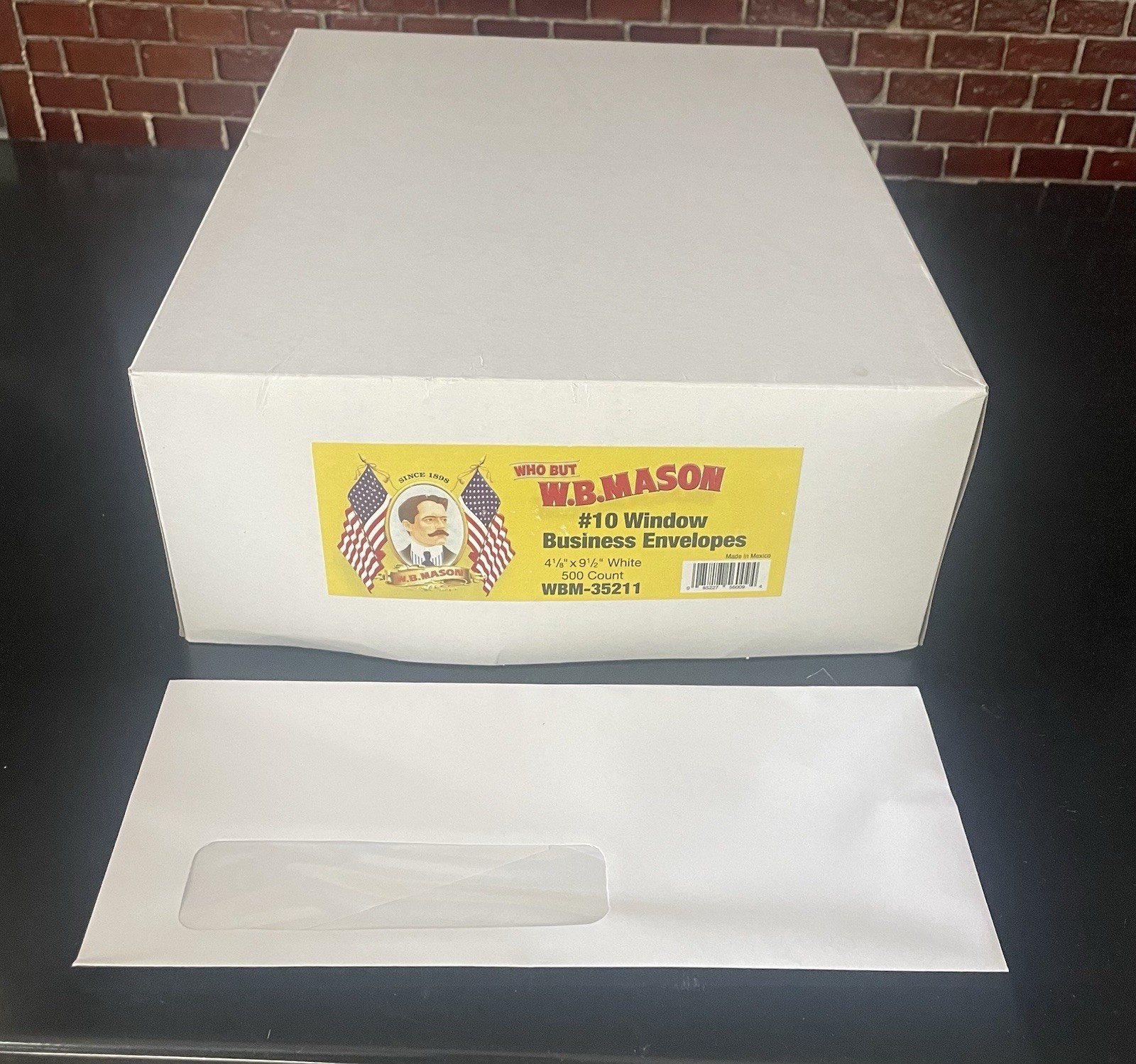 #10 Business Left Side Window Envelopes |4 1/8″ X 9 1/2″ | 500 Count