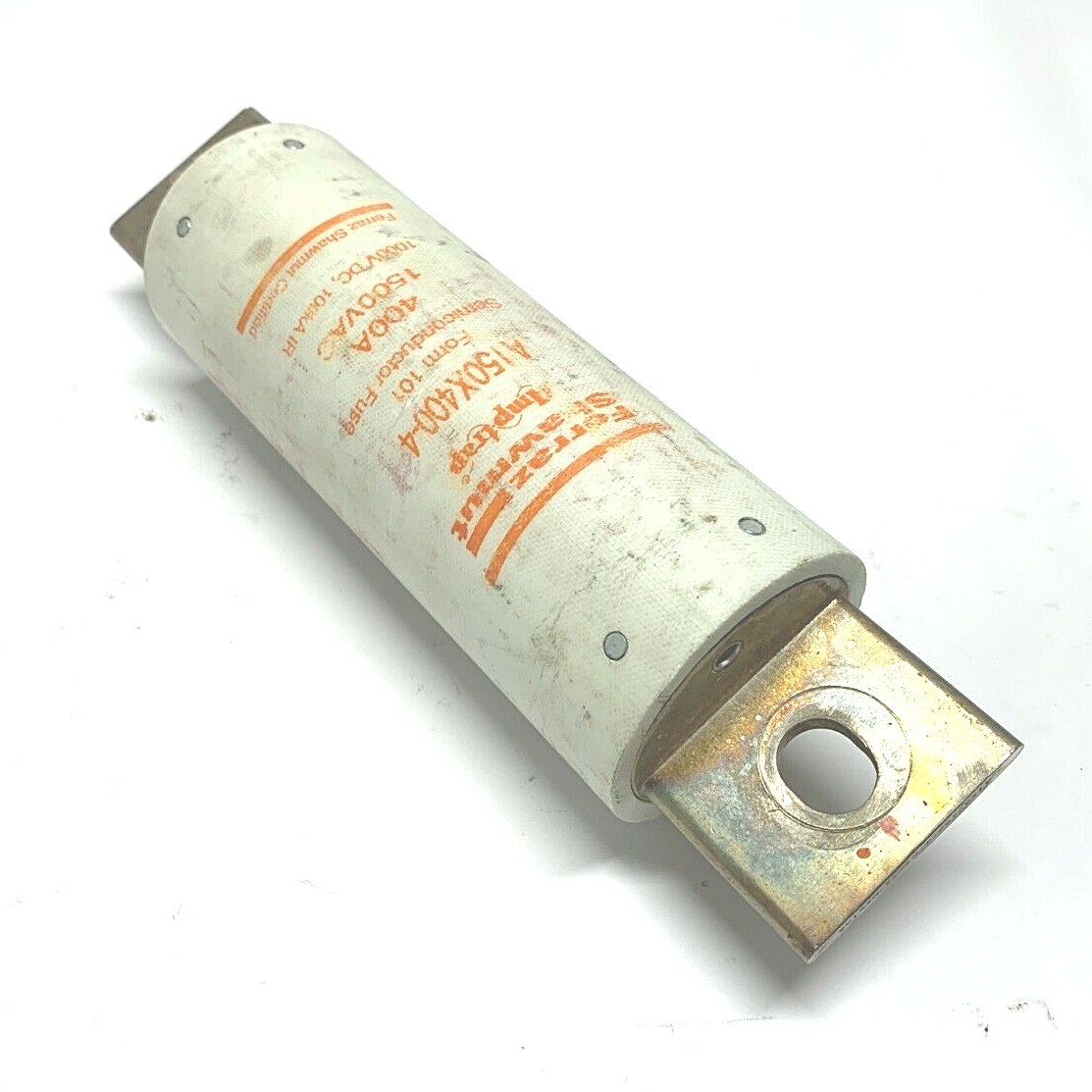 FERRAZ-SHAWMUT A150X400-4 SEMICONDUCTOR FUSE, FORM 101, 1500VAC 400A
