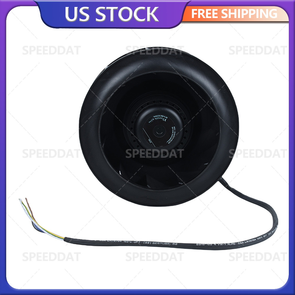 Fit Ebmpapst AC 400V 130W 0.22A 50Hz 220MM 2450RPM Cooling Fan R2D220-RB14-09